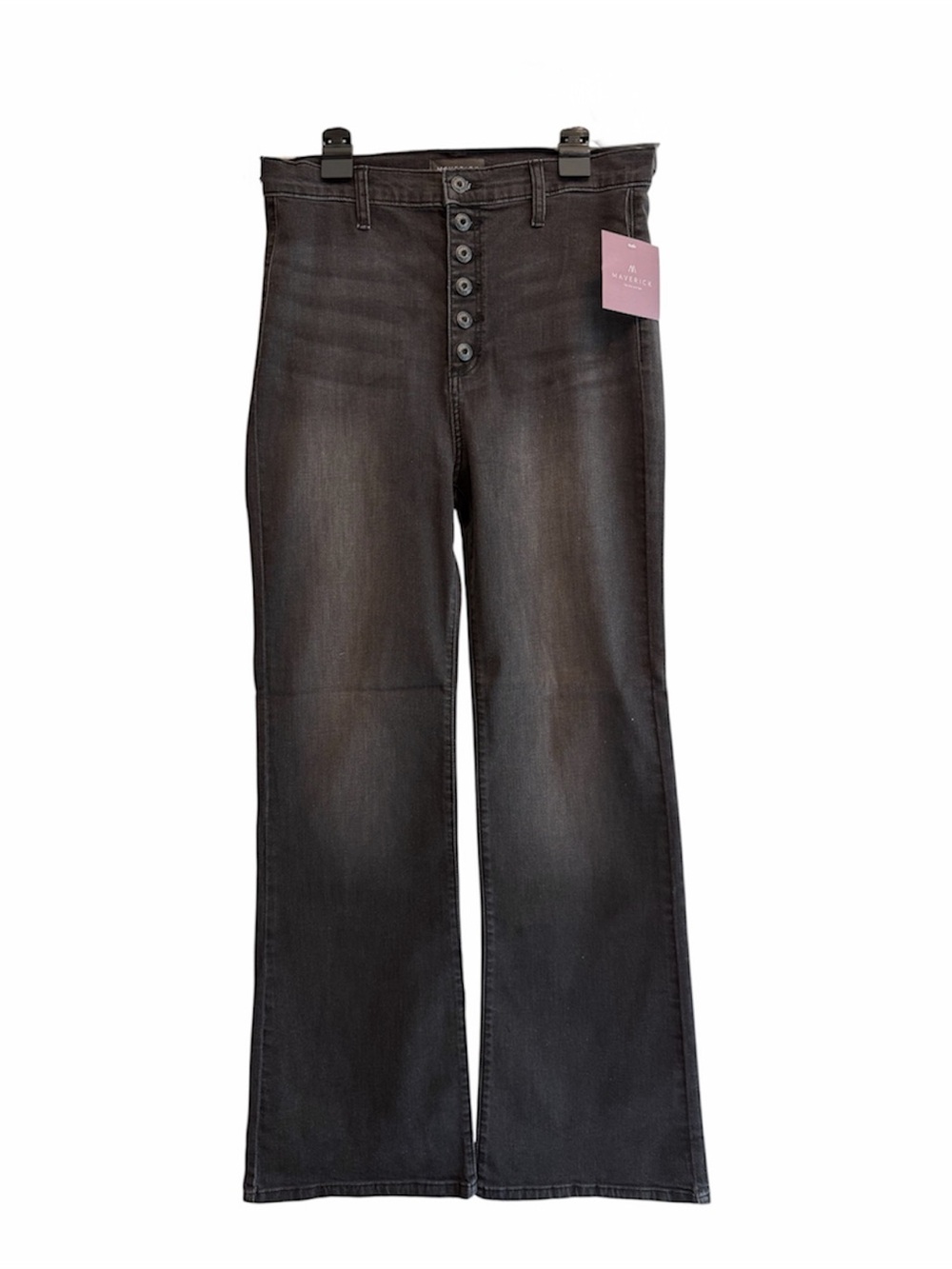 NWT Grey Wash Flare Denim Maverick Jeans